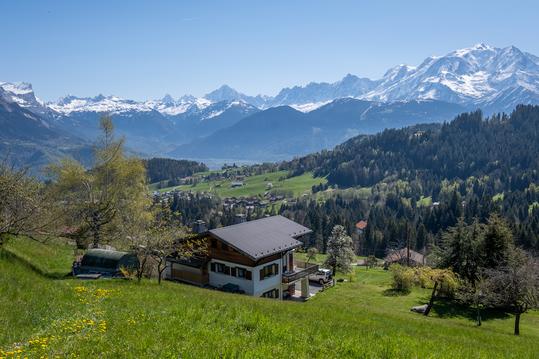 Studio proche des pistes - vue Mont Blanc