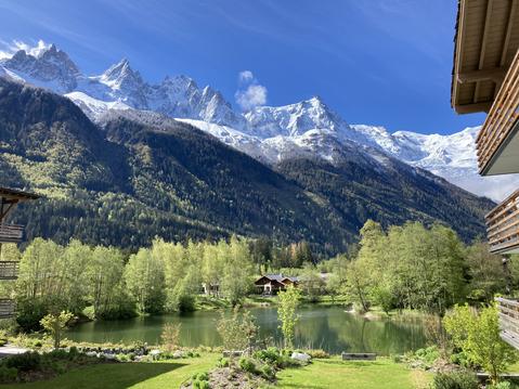 Chamonix Praz vue Mt Blanc Piscine chauffée 3 CH