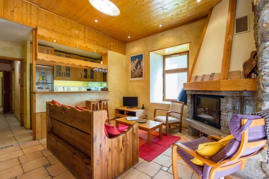 Appartement cheminée wifi pour 6 - cœur Chamonix