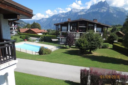 Chalet dans résidence & piscine Cordon - Mt Blanc